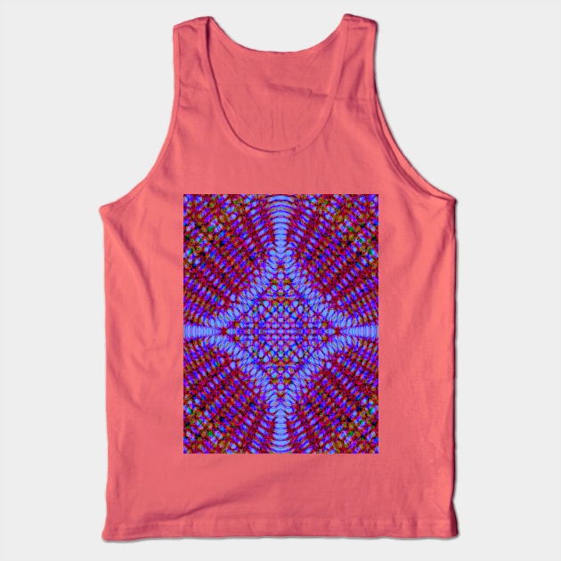 Kaleidoscope Fractal Tank Top by Art by Deborah Camp